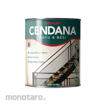 CAT MOWILEX CENDANA KAYU DAN BESI BLACK 1L