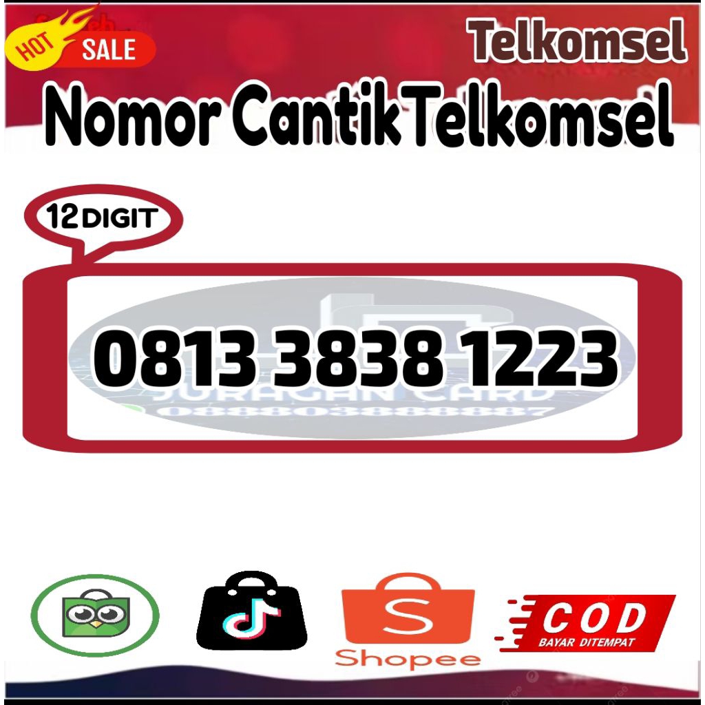 nomor cantik Telkomsel simpati abab naik urut 3838 123 promo
