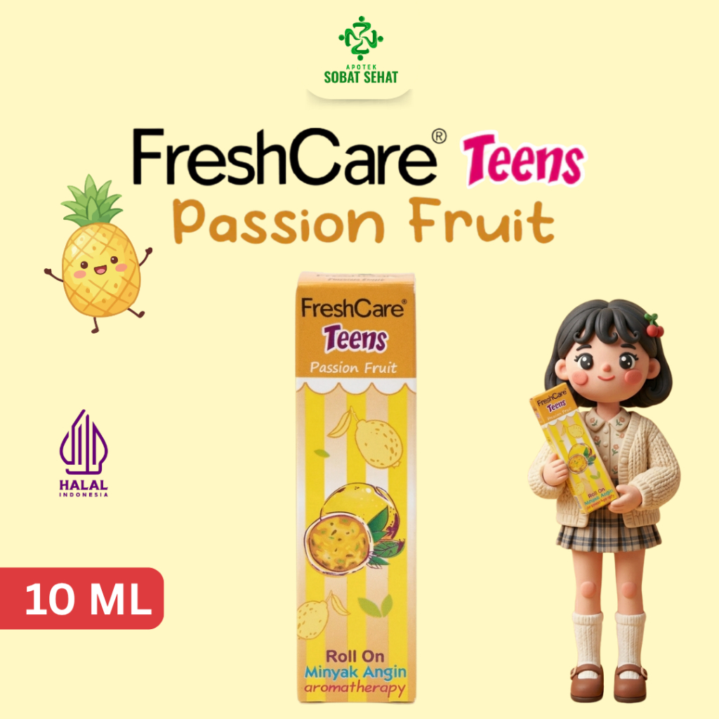 FreshCare Teens Passion Fruit 10ml - Aroma Ringan untuk Remaja & Anak