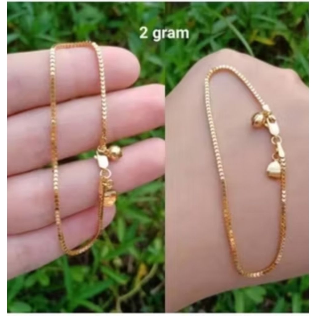 Gelang Titanium Viral Rantai Itali terlaris