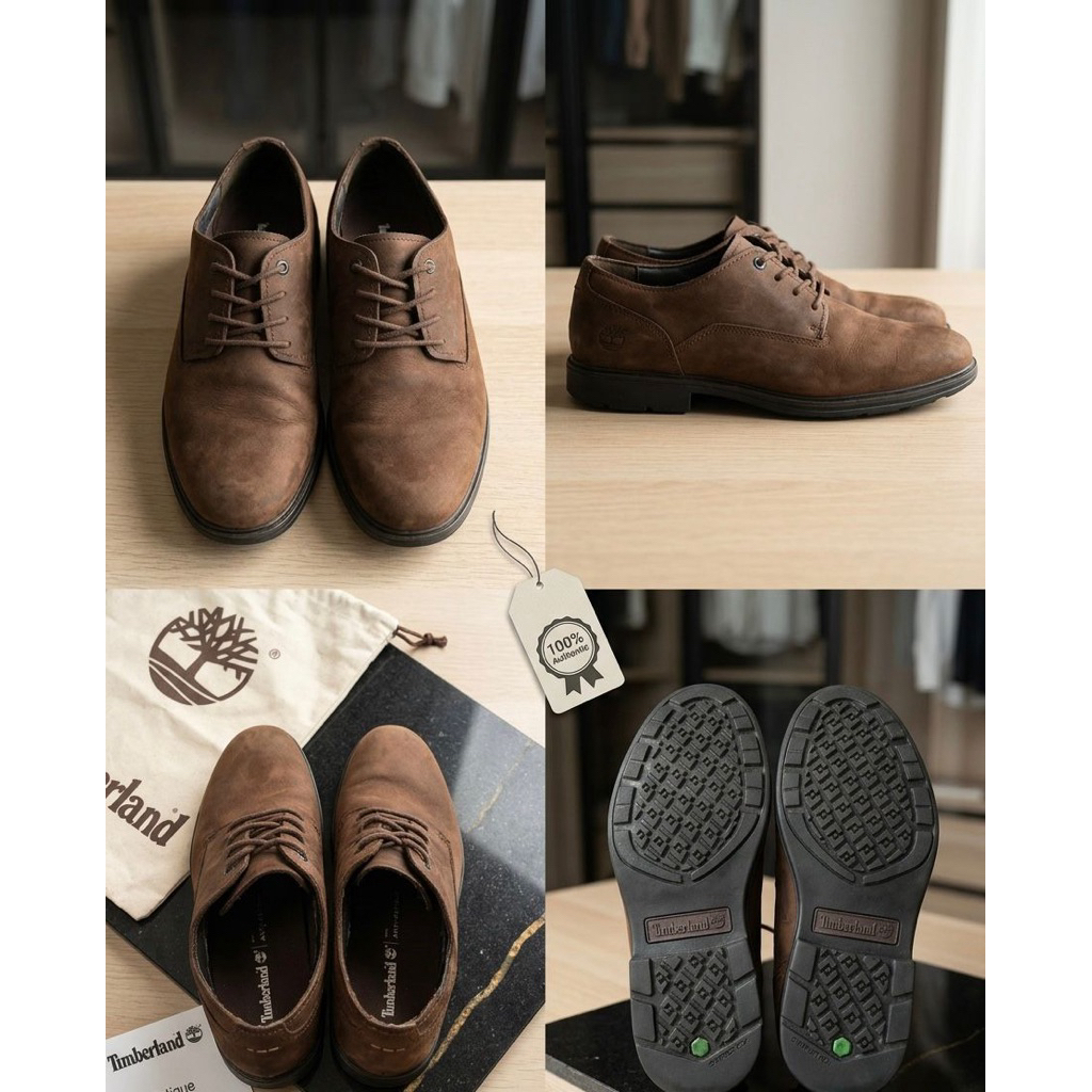 Timberland Larchmont Waterproof Oxford - Brown Leather