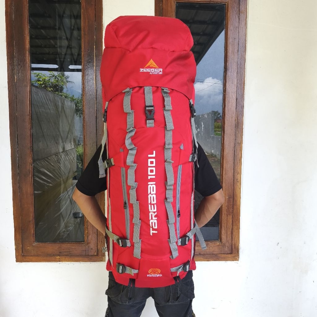 Tas Carrier Zeeger 100 Liter # Tas Ransel Gunung # Tas Hiking