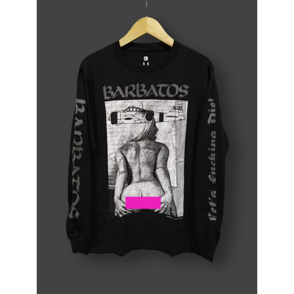 Official Longsleeve BARBATOS - LET'S FU***NG DIE