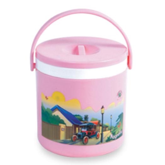 Green Leaf 1238 Thermos Nasi / Es 1,2 Liter Ice / Rice Bucket Magnolia Rantang Tunggal Termos Bekal 