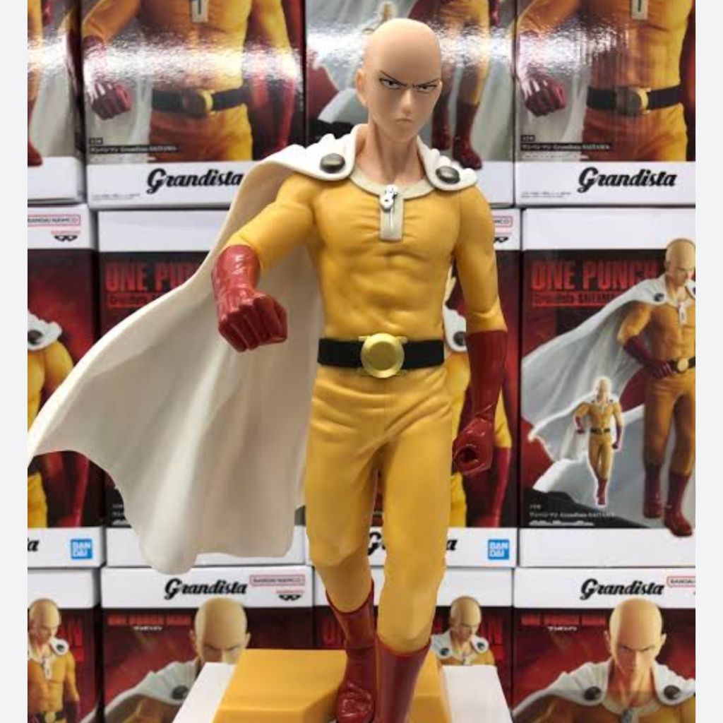 Action Figure Saitama One Punch Man Grandista Original Banpresto