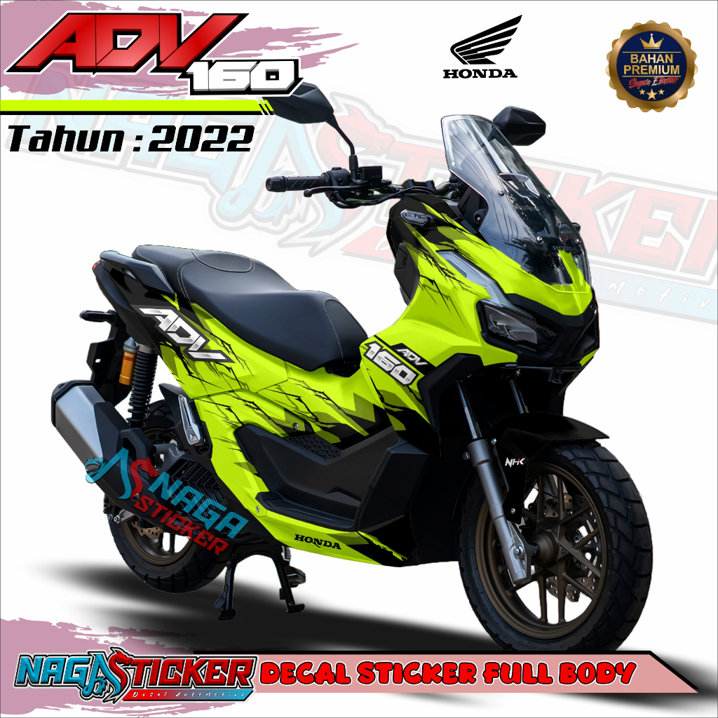 [COD] Sticker ADV160 Decal Motor Full Body Honda ADV 160 Livery Stromblast ANV11 Desain Bisa Custom