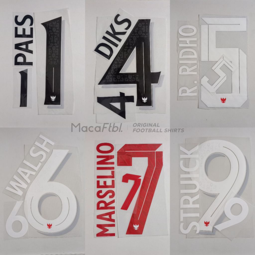 Nameset Original Timnas Indonesia 2024 & 2025 Erspo