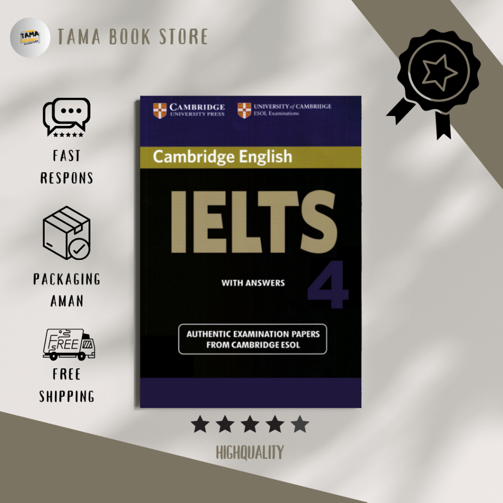 BUKU BAHASA INGGRIS "Cambridge English IELTS 4 [WITH ANSWER]"