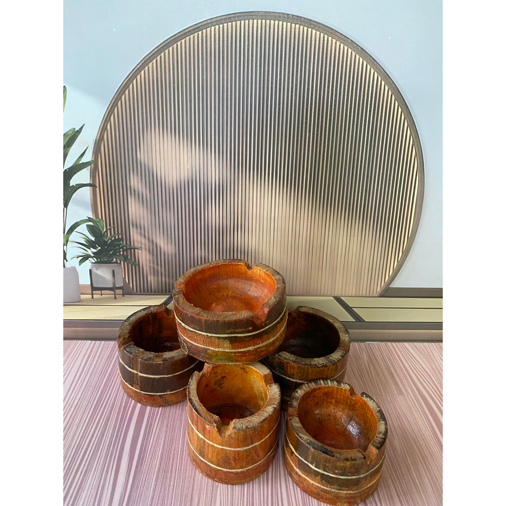 Kerajinan Asbak Bambu
