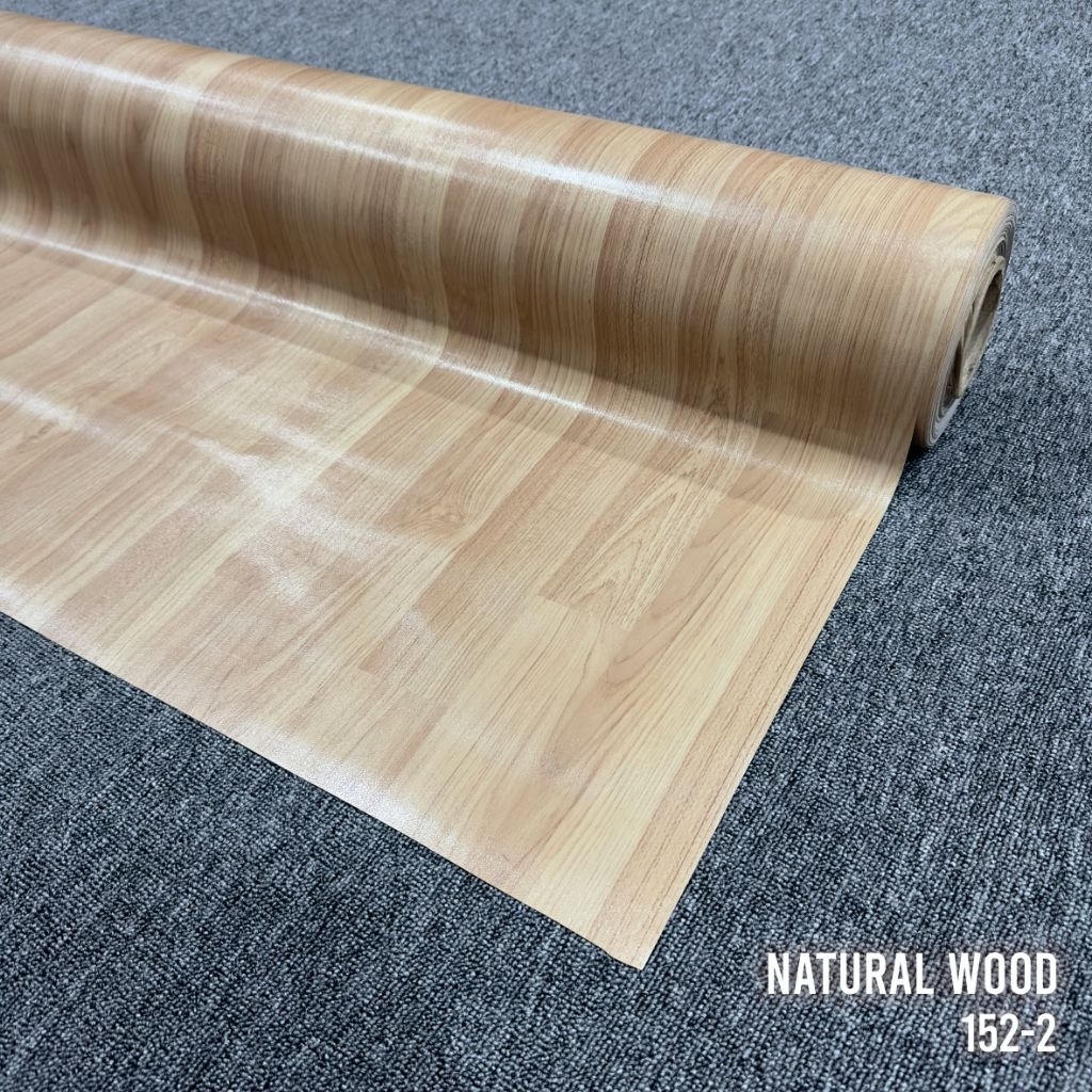 Karpet Vinyl Lantai Motif Kayu Perlak Lantai Tebal Anti Air Waterproof