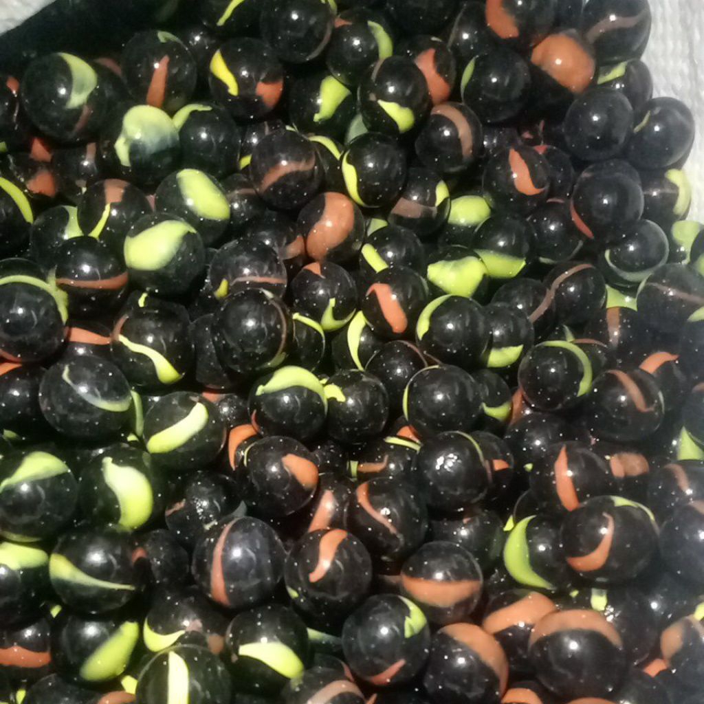 Kelereng susu JADUL MOTIF LANGKA isi 50 butir