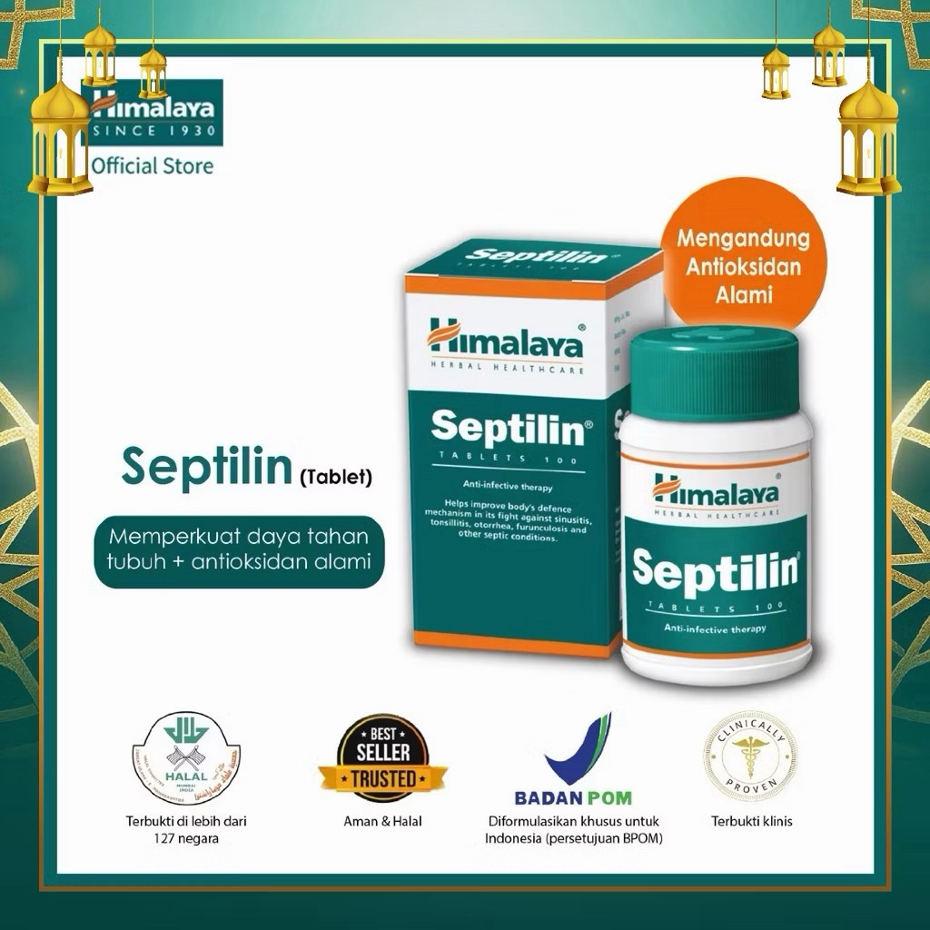 Himalaya Septilin isi 100 | Supplement Imunitas | Suplemen Daya Tahan Tubuh Harian