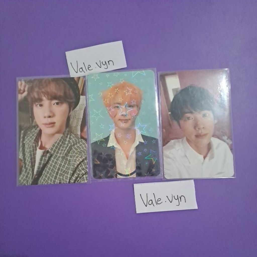 photocard (pc) soekjin jin deco kit, love yourself her l, love yourself answer f official