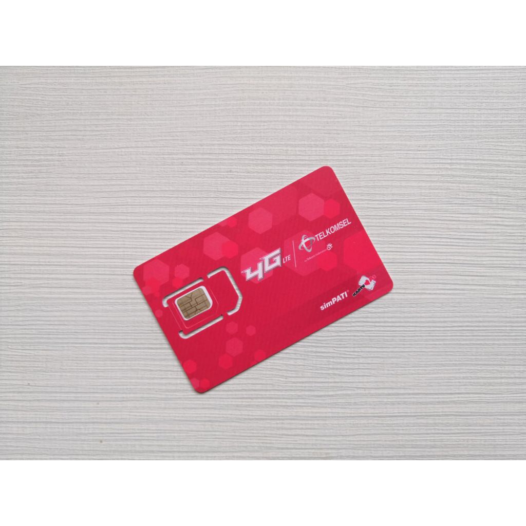 Kartu Perdana Telkomsel Simpati Cangkang Besar Seukuran ATM Simcard SIM Card