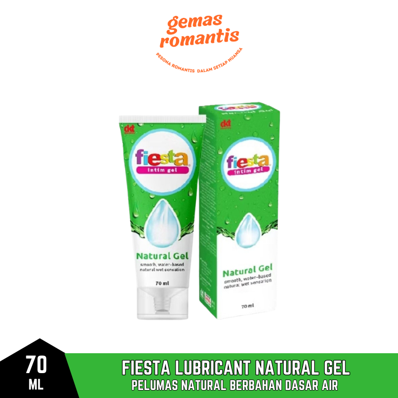 Lubricant Fiesta Intim Natural Gel 70ml Pelumas Pelicin Sex
