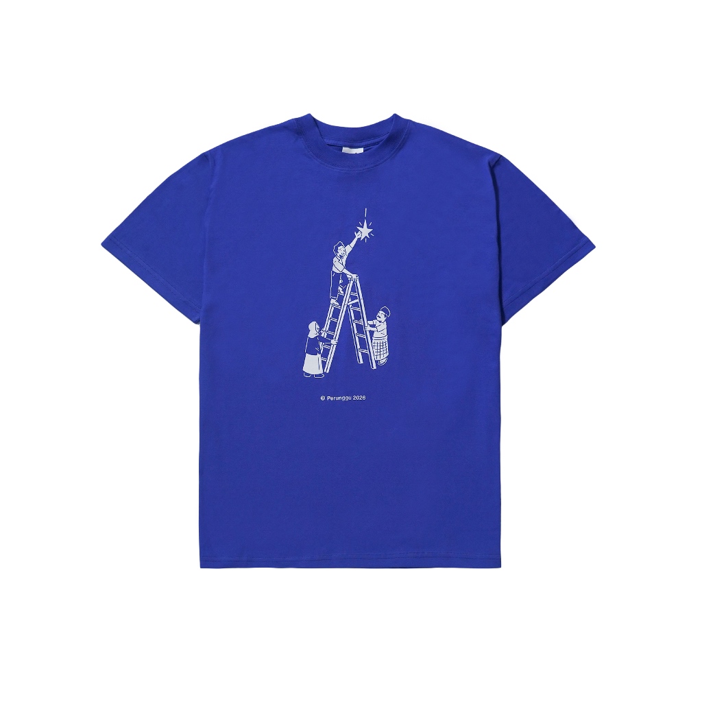 Perunggu - Pasti Doamu (Blue T-Shirts)