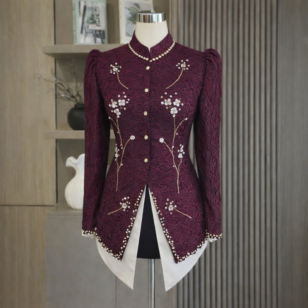 kebaya amara violet/kebaya wisudah/kebaya lamaran/kebaya kekinian