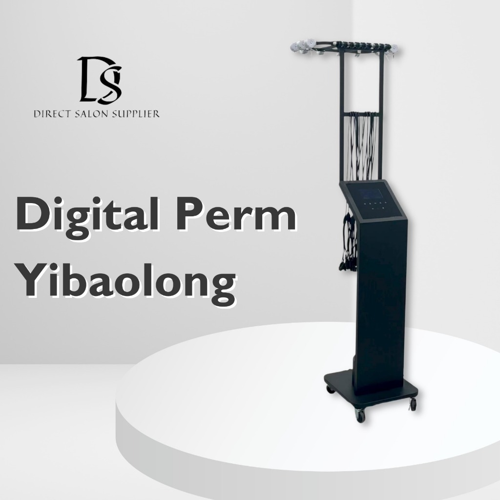 Digital Perm Machine Yibaolong Professional | Mesin Keriting Rambut Digital Salon | Alat Perming Oto