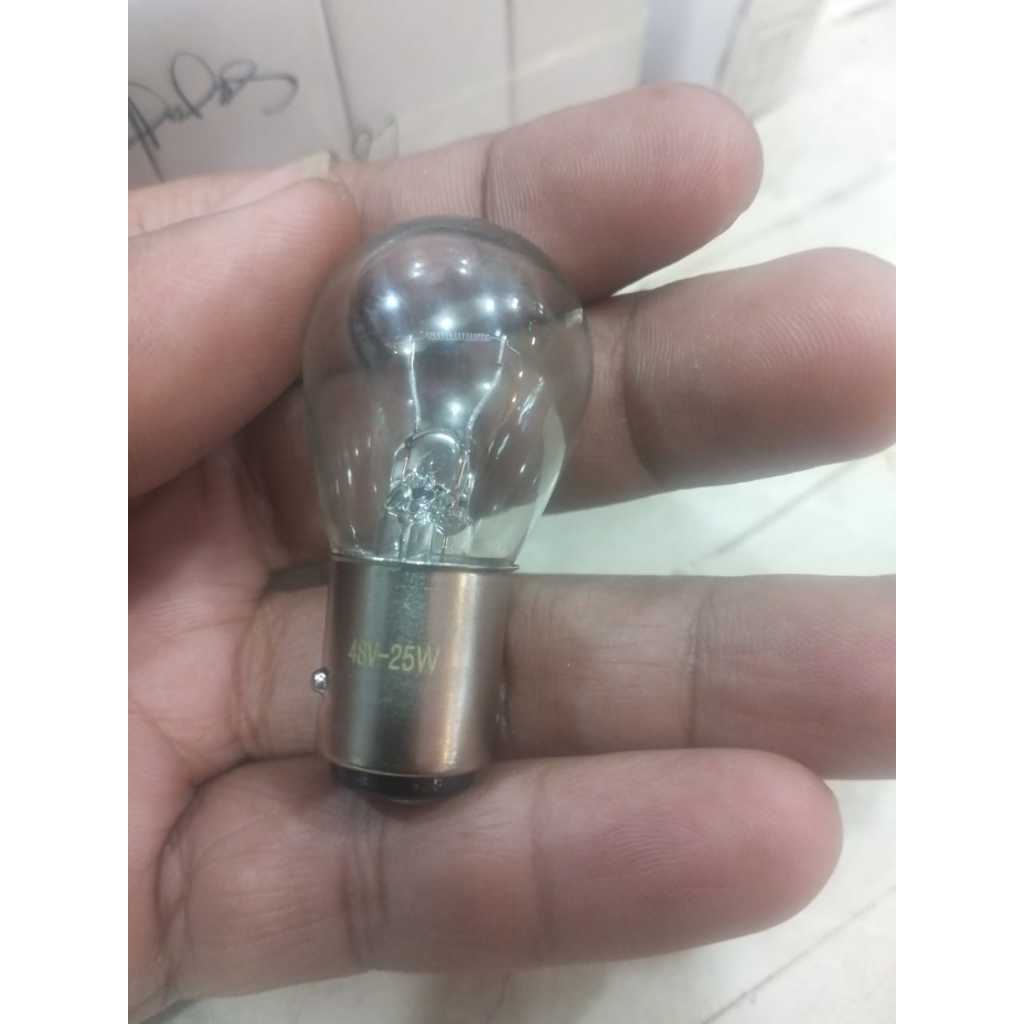 bohlam bayonet ba15d 48v 15 watt / bayonet b15d 15w 48v