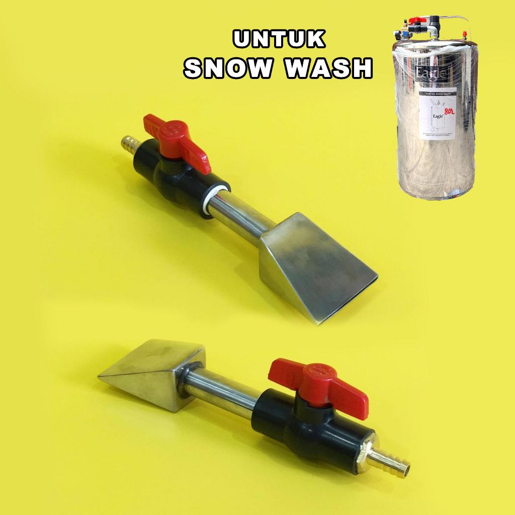 GUN SET TABUNG SNOW WASH / GAGANG CUCI MOBIL MOTOR SALJU SNOW WASH