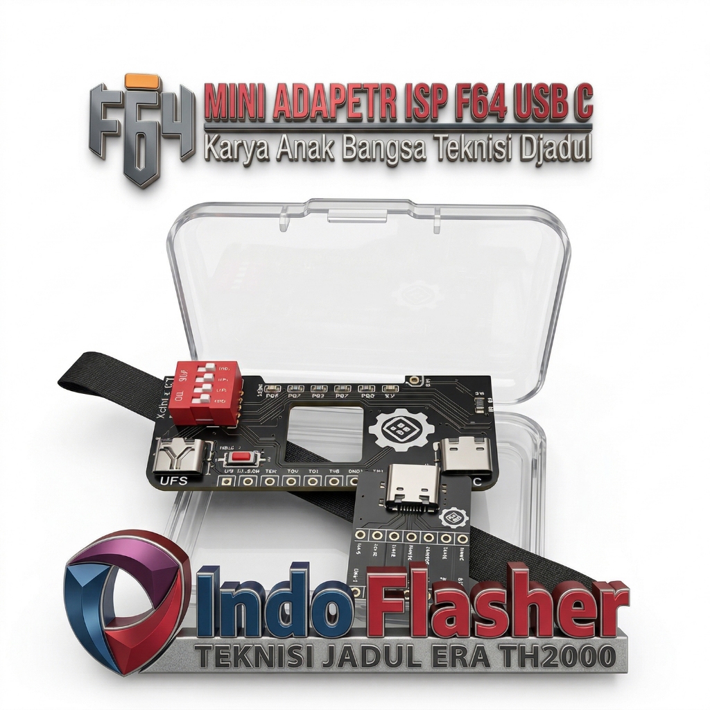 Mini ISP For F64 - Mini Adafter ISP F64 USB C - Socket Adafter F64 - ISP Box F64 - F64 Lite - F64 Bo