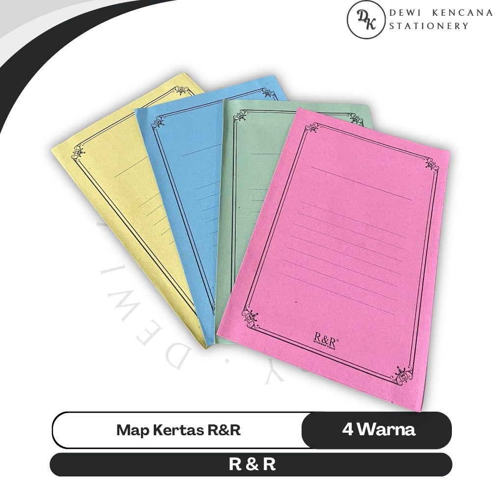 Map Kertas R&R / Stopmap Kertas Folio 1 Pack Isi 50 Lembar