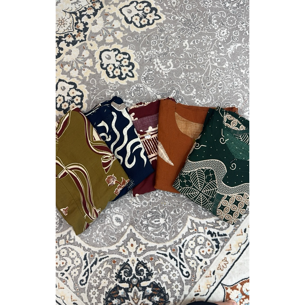 PAKET MEGAH ISI 5 DASTER PAYUNG (BEVERLY OLIVE+LAMIA MAROON+TIARA OREN+NABILA EMERALD+ ZEHRA NAVY) B
