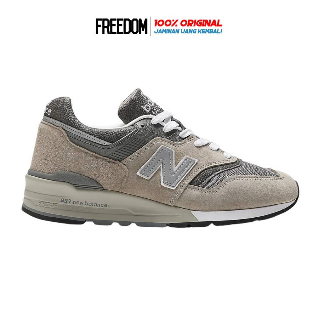 NB Grey ORIGINAL RESMI Sepatu Unisex U997GY