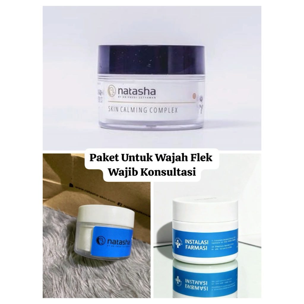 PAKET WAJAH FLEK DAN WHITENING CREAM NATASHA SKIN CARE