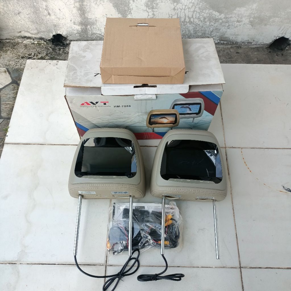AVT HM 7088 Headrest  Beige TV Mobil Original