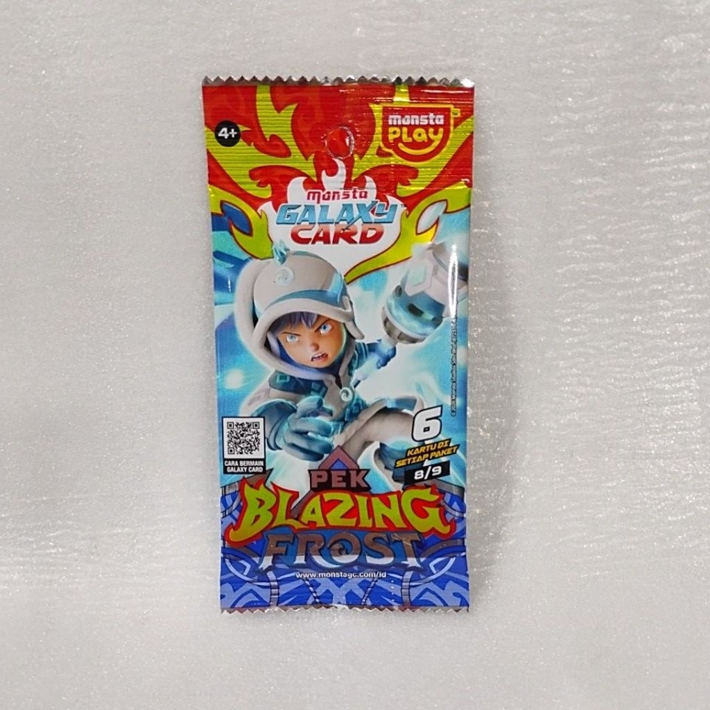 kartu Boboiboy original rare langka pek blazing frost