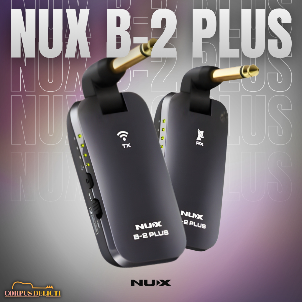 NUX B2 Plus 2.4Ghz Wireless Guitar System - Wireless Guitar // Bass B-2 Plus (ORIGINAL)