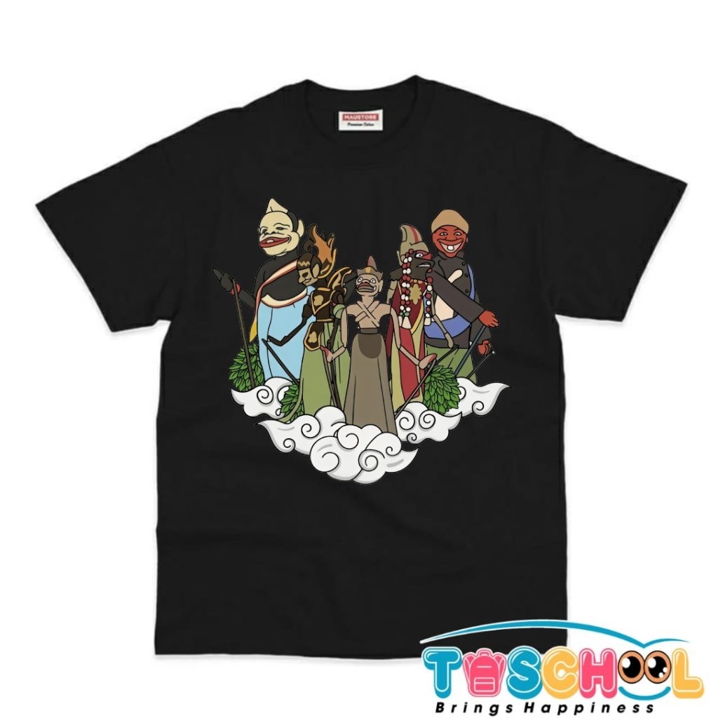 BAJU ANAK KAOS ANAK KARAKTER WAYANG GOLEK