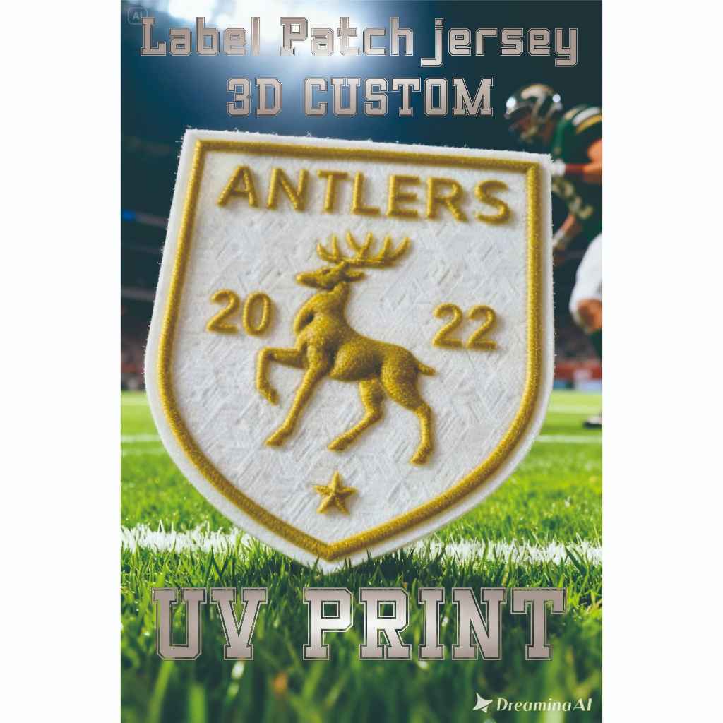 label patch custom desain bebas proses cepat buat beragam kebutuhan label patch jersey dan baju spor