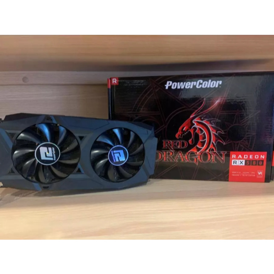 VGA AMD POWERCOLOR RX580 / RX 580 8GB GDDR5 RED DRAGON - VGA GAMING BUDGET 1080P