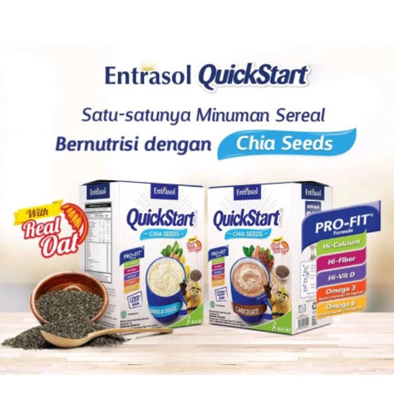 Entrasol Cereal Quick Start Chocolate / Vanilla Veggie / Entrasol QuickStart Sereal