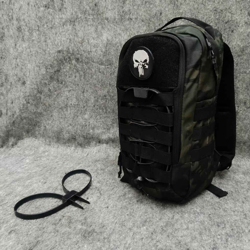 Tas Tactical Scorpion GEN 3 Multicam Black Fullset Tali Tis Hitam / Tas Tactical Multicam Black / Ta