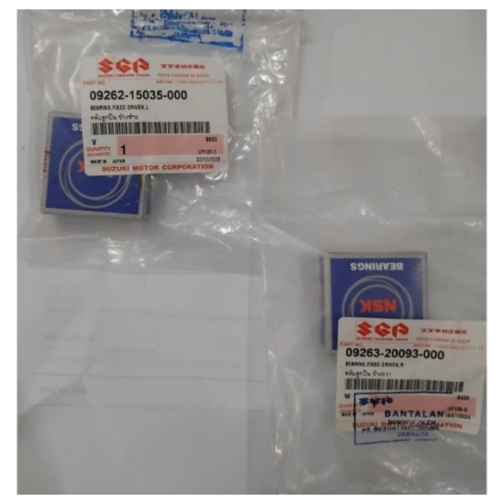 bearing pulley cvt skywave, hayate, spin, skydrive 125