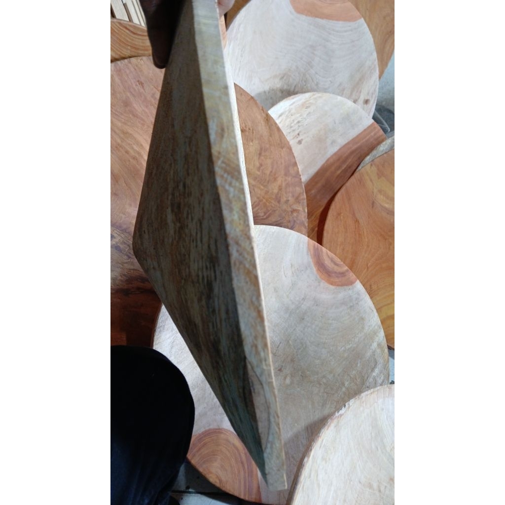 alat dulang emas kayu jingah asli 54- 55 cm, tinggi 10cm