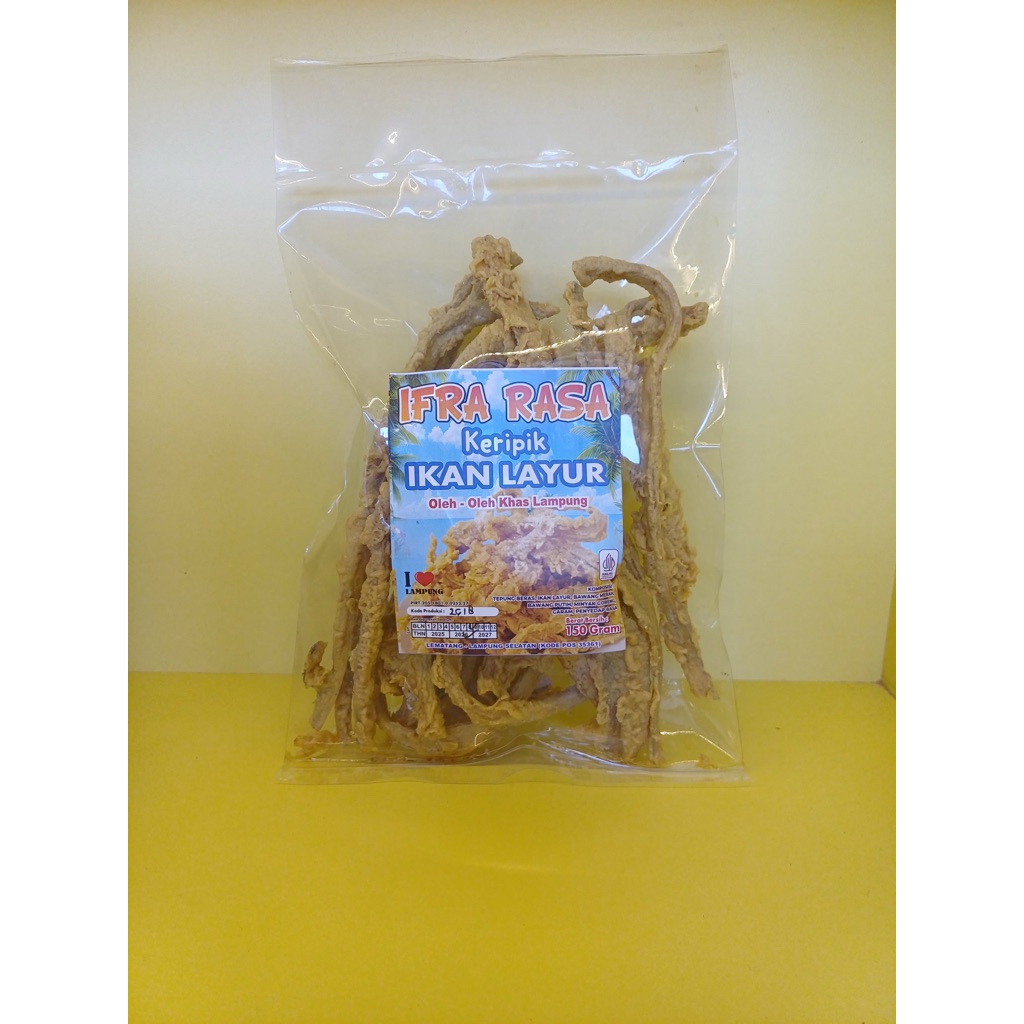 Keripik Ikan Layur oleh oleh khas Lampung