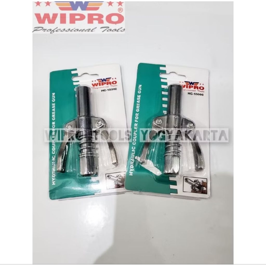 Wipro Hydraulic Coupler For Grease Gun HC -10000 - Alat Aplikasi Gemuk Grease Gun - Kepala Grease gu