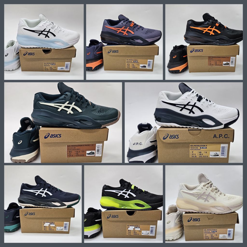 sepatu tenis lapangan Resolution X sepatu tenis pria