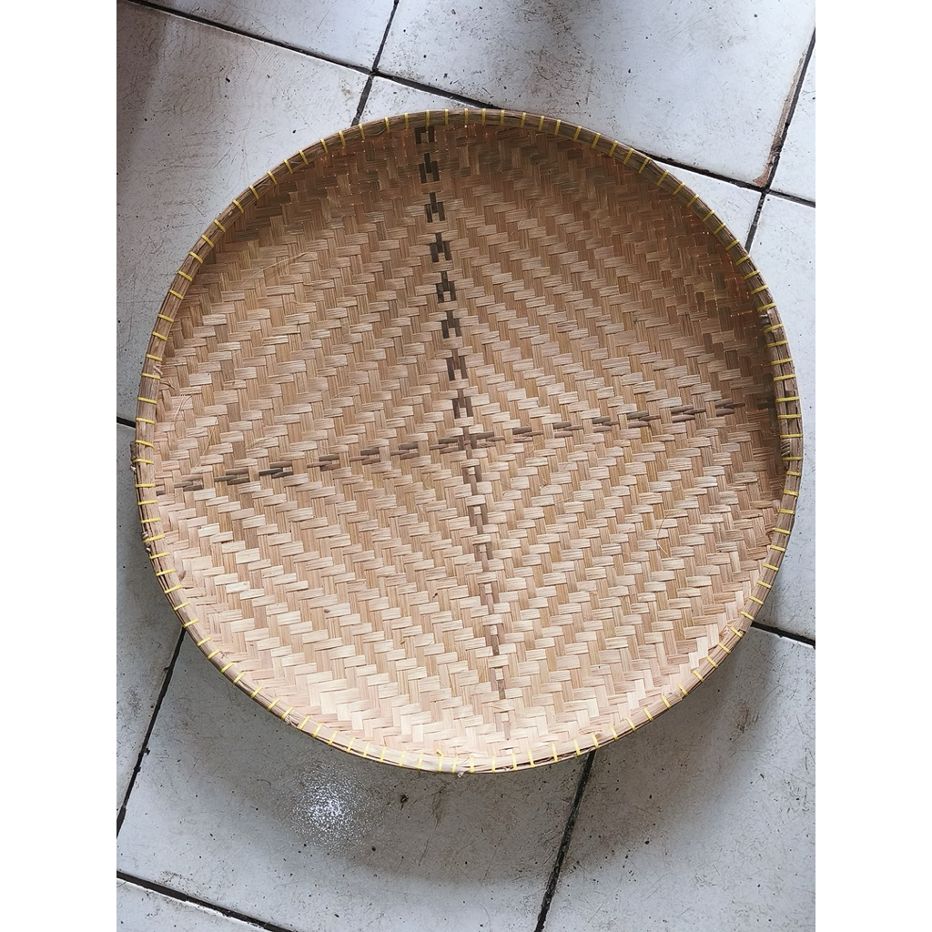 Tampah Bambu 60 cm - Anyaman Rapat, Kokoh, dan Aman untuk Makanan