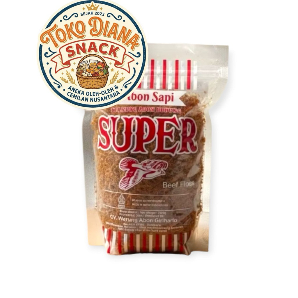 abon sapi super cap burung 100 gram abon sapi super cap burung 250 gram abon sapi super cap burung 1