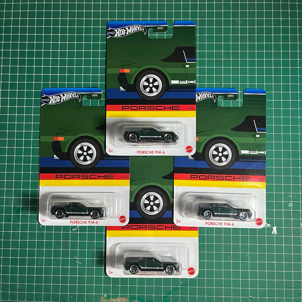 Hot Wheels Porsche 914-6 (Chase) Green Porsche Series