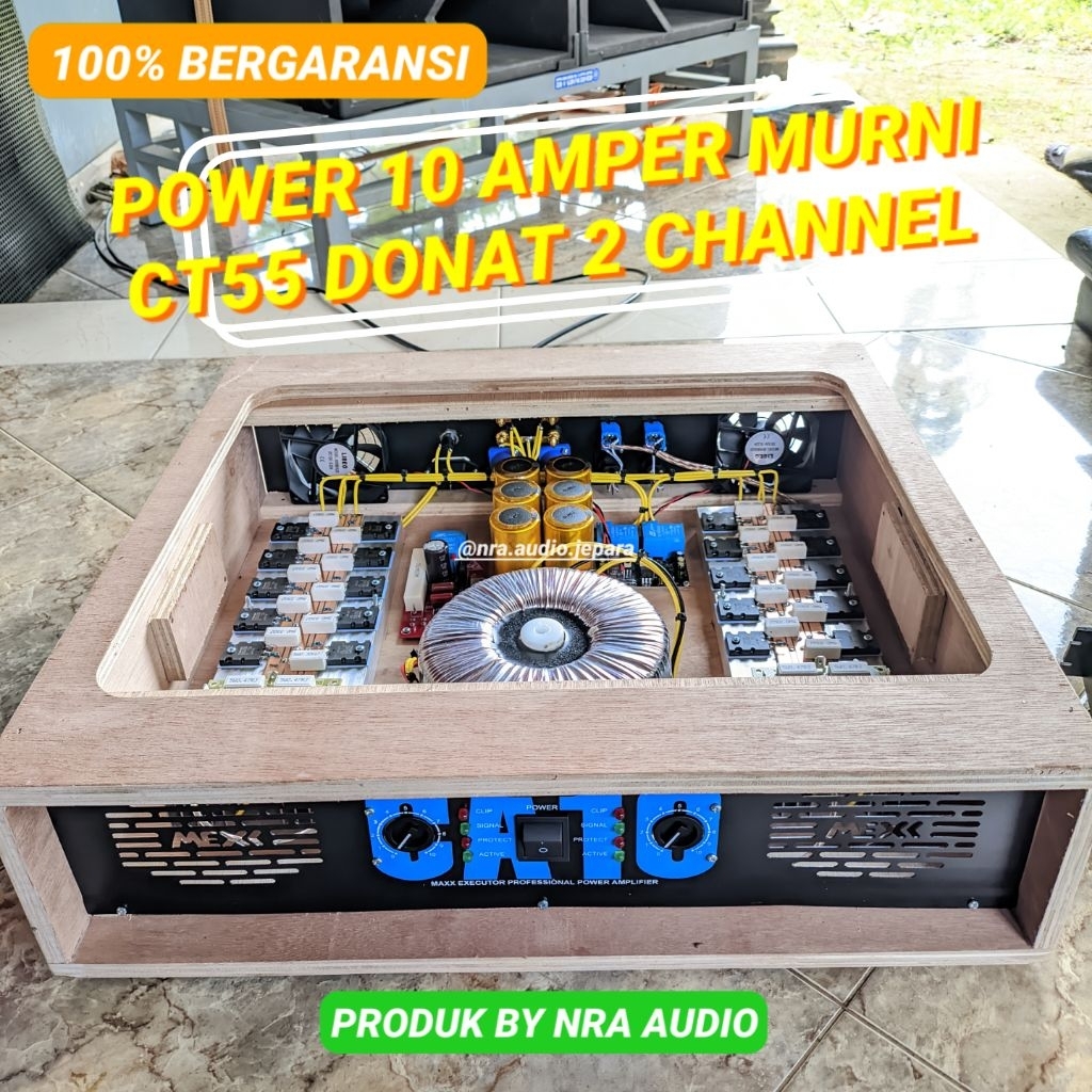 POWER RAKITAN 10 AMPER CT55 DONAT MURNI BOX CA10 POWER 10A TOROID CT55 RAKITAN POWER RUMAHAN MURAH C