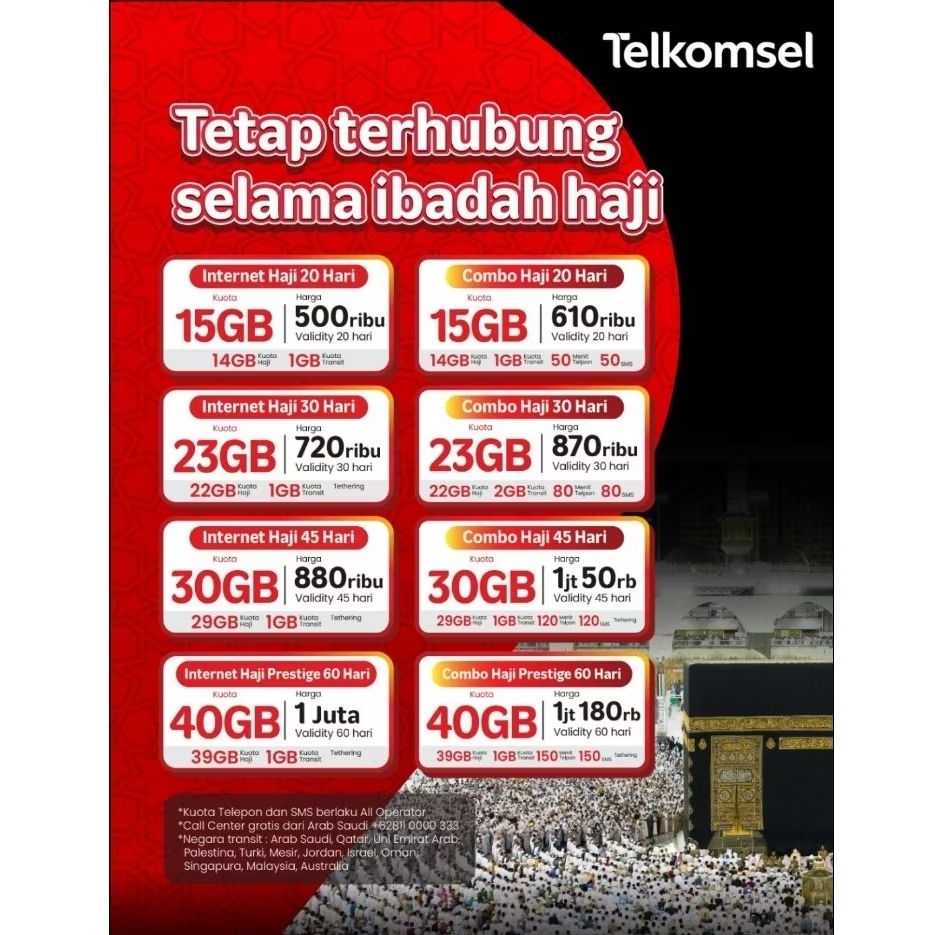 Paket internet haji termurah Telkomsel