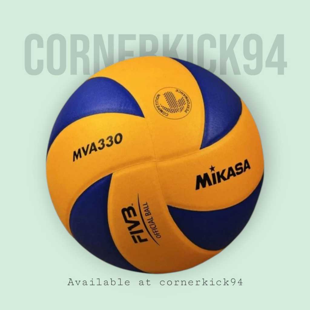Bola Voli Mikasa MVA 330 Original Import Kulit PU Volley Ball Model MVA330