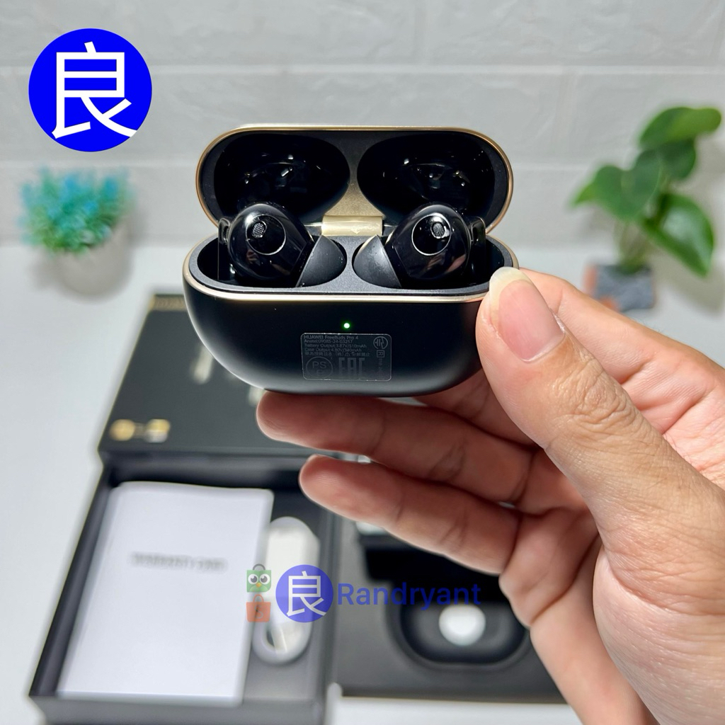 Huawei FreeBuds Pro 4 Black Garansi Resmi Indo Fullset Ori Mulus Like New Bekas Second Indonesia Hit