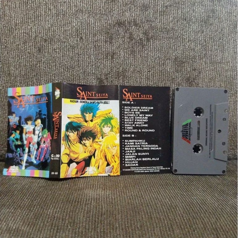 kaset saint Seiya - lagu anak kartun jepang